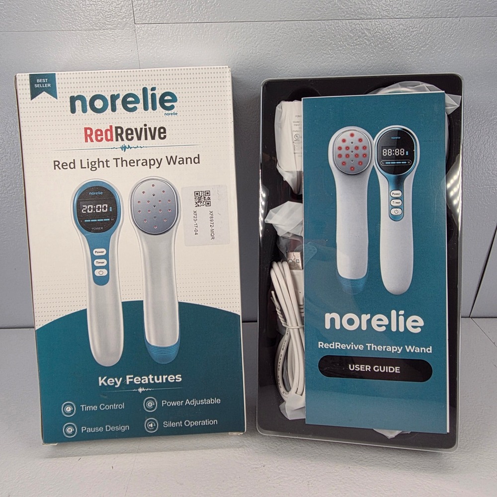 Norelie RedRevive Red Light Therapy Wand Pain Relief‎ Muscle Soreness
